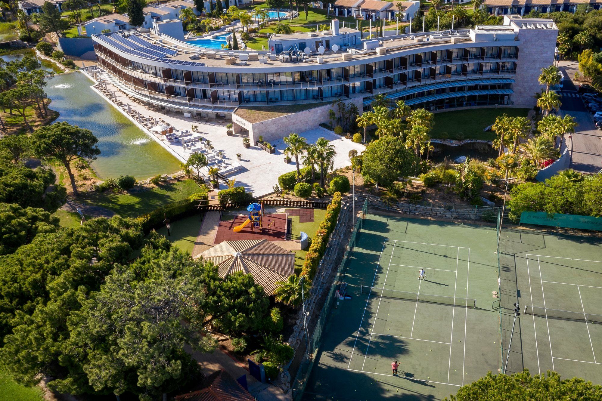 Pestana Vila Sol - Vilamoura Premium Golf Resort Bagian luar foto Aerial view of the resort